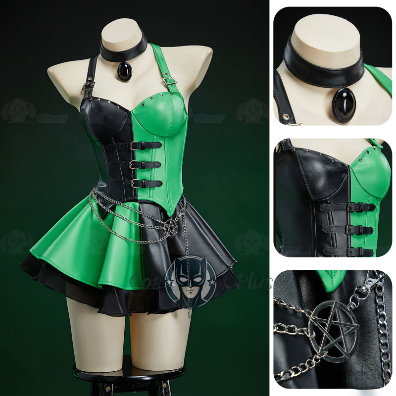 Cosplay Anime Black - Shego Cosplay Kim Anime Costume Gothic