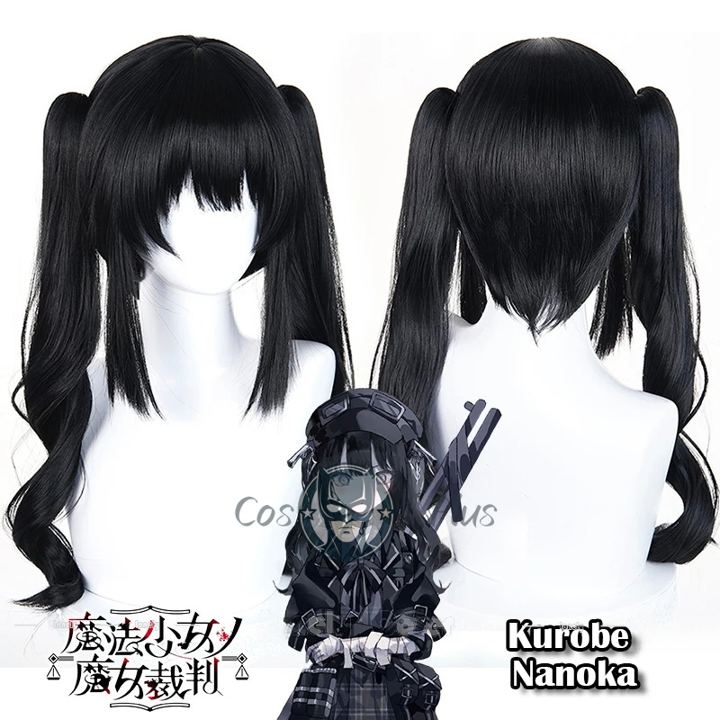 Cosplay Anime Black - Game Magical Girl Witch Trial Kurobe
