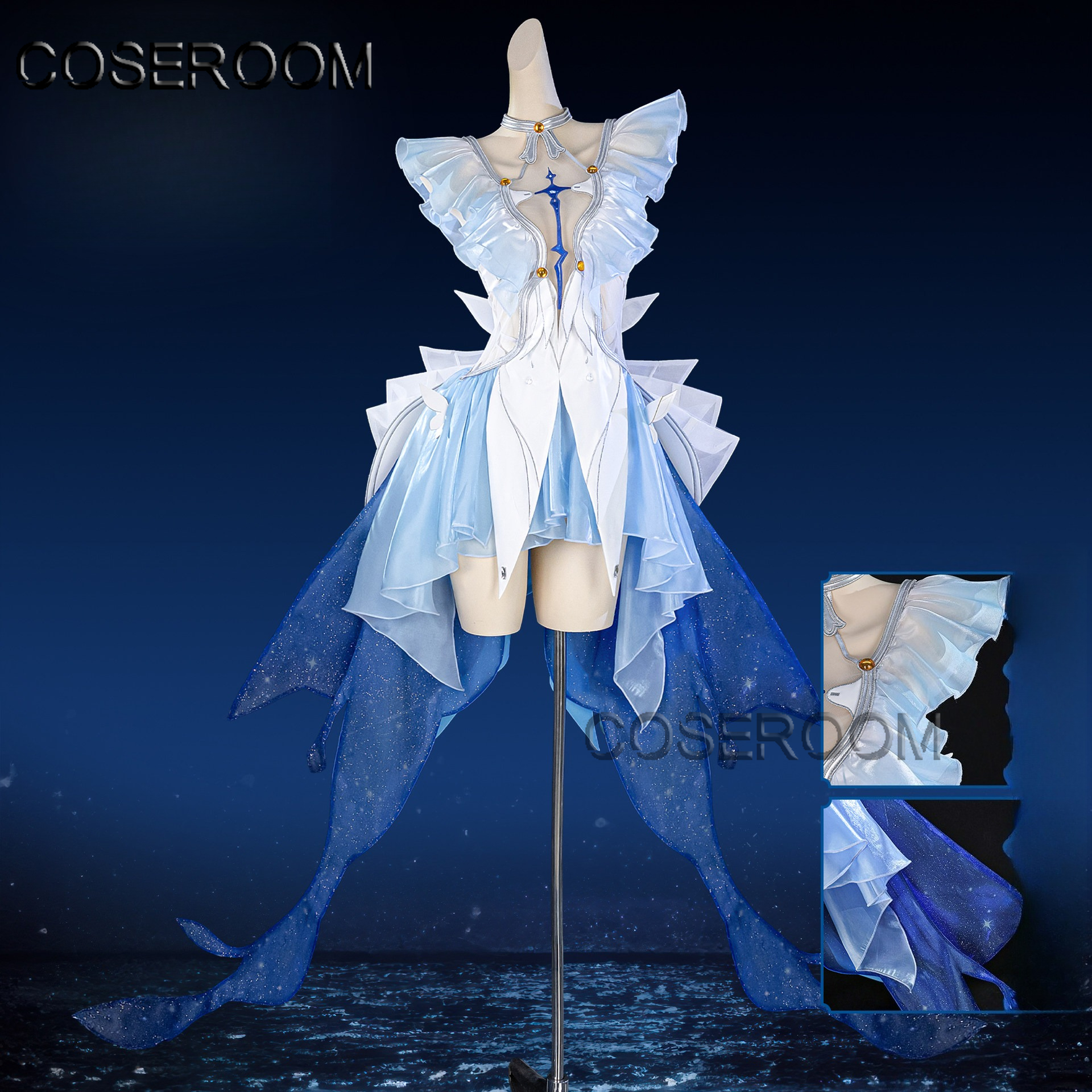 Cosplay Anime Black - Anime Game Wuthering Waves The Shorekeeper