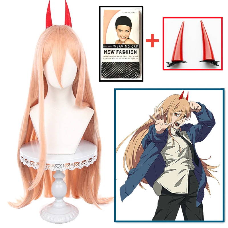 Anime Cosplay Orange Hair - ♥ New 2026 Power Cosplay Wig