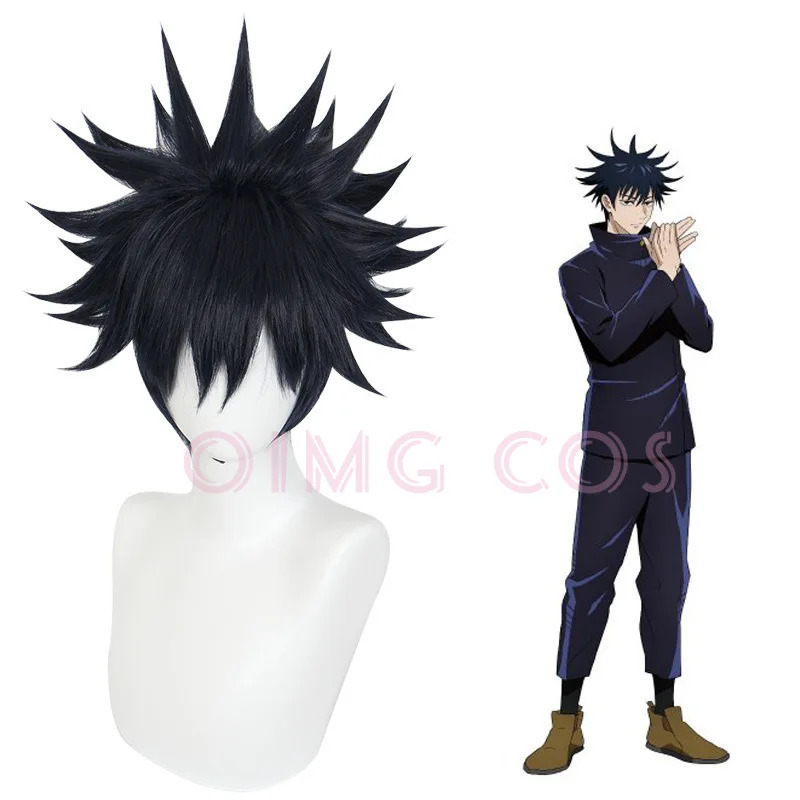 Anime Cosplay Jujutsu - Jujutsu Kaisen Fushiguro Megumi Cosplay Wig