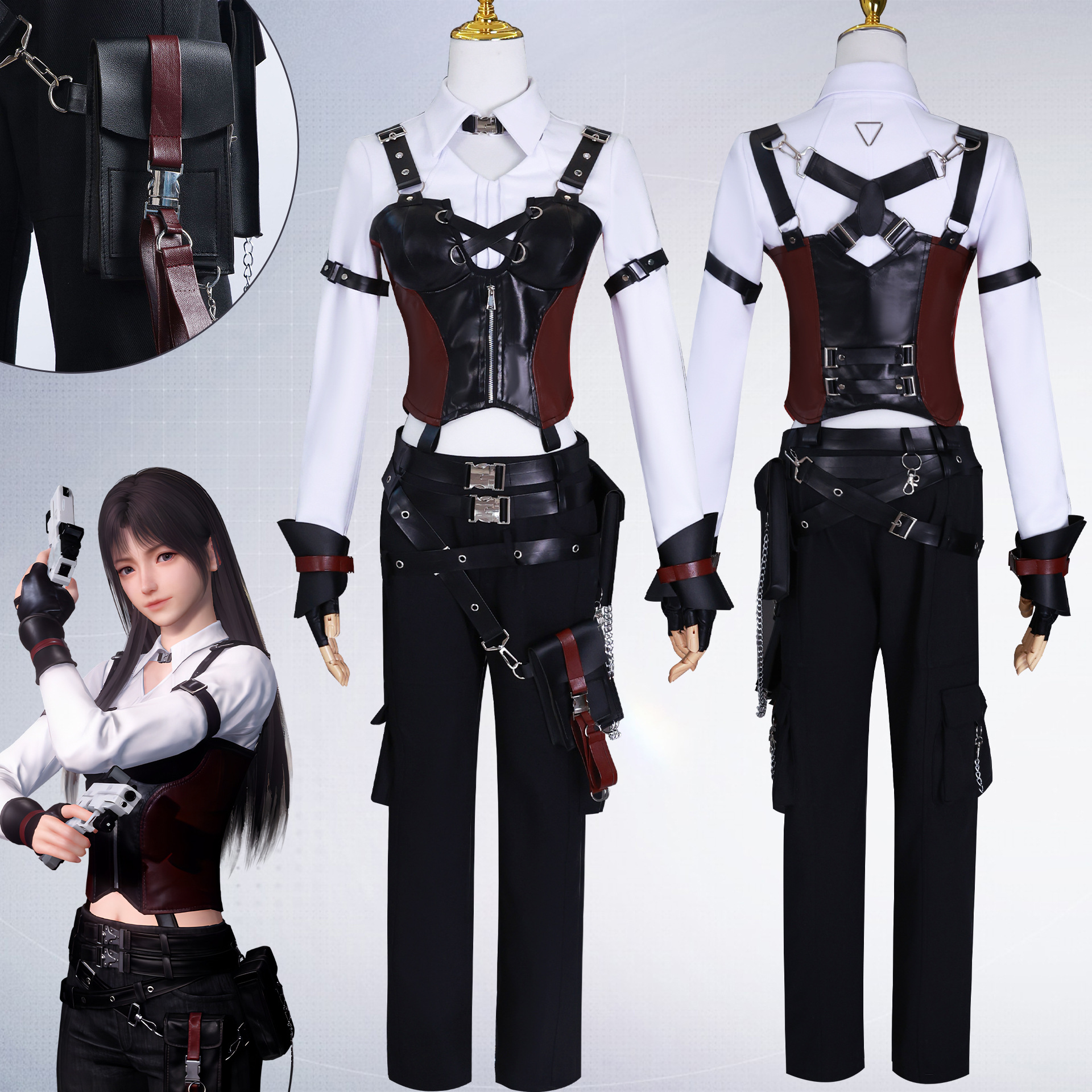 Cosplay Anime N - IN STOCK MC Heroine Cosplay Costume