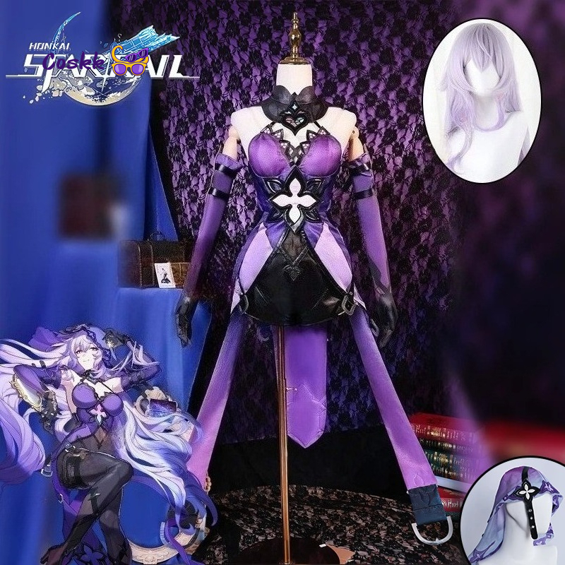 Cosplay Anime Black - Honkai Star Rail Black Swan Cosplay