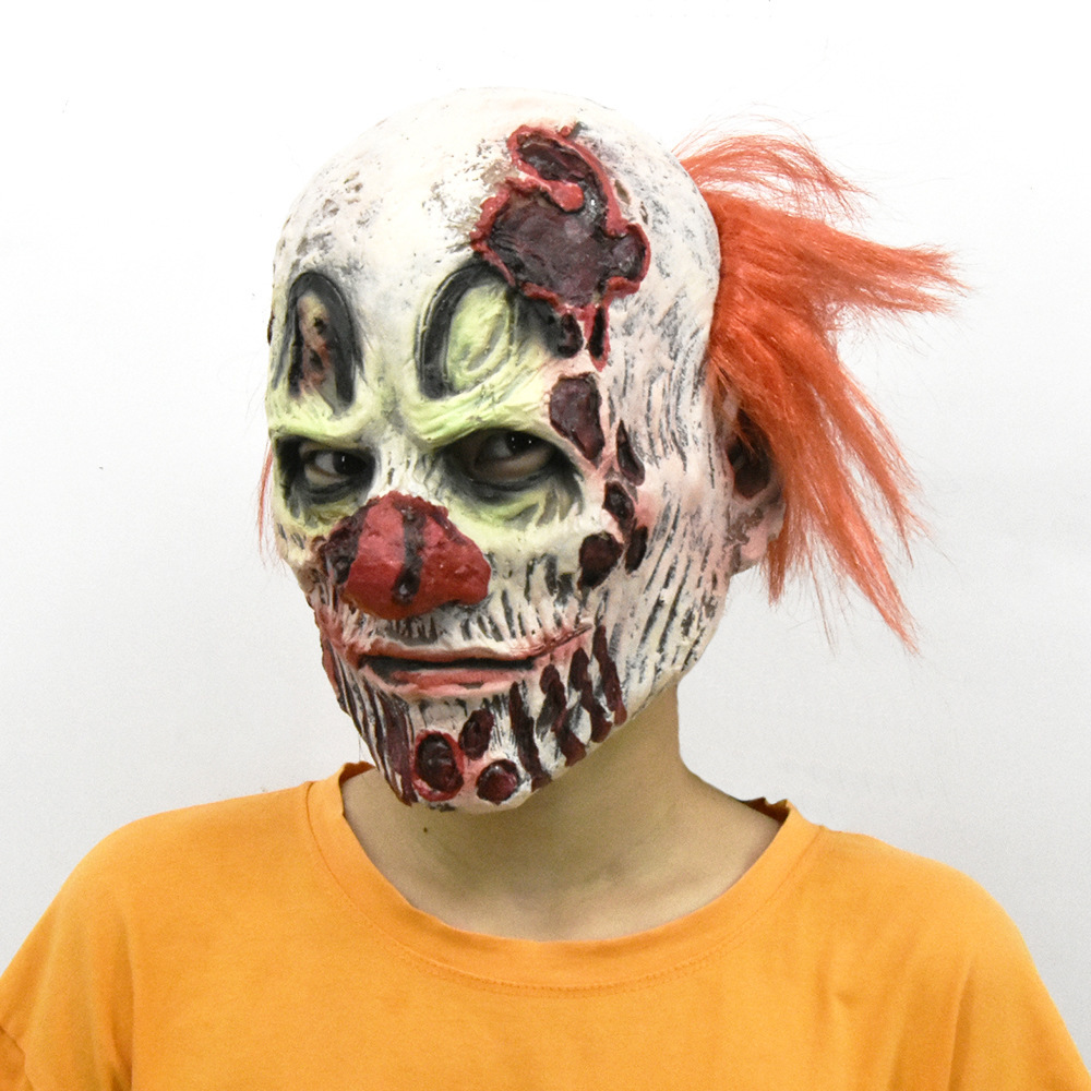 Anime Zombie Cosplay - Zombie Skull Clown Mask Cosplay Horror
