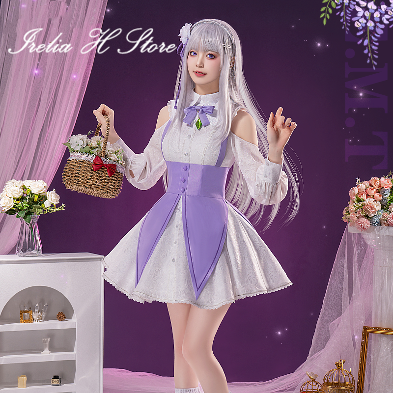 Anime Cosplay Re Zero - Irelia H Store Emilia from Re:Life