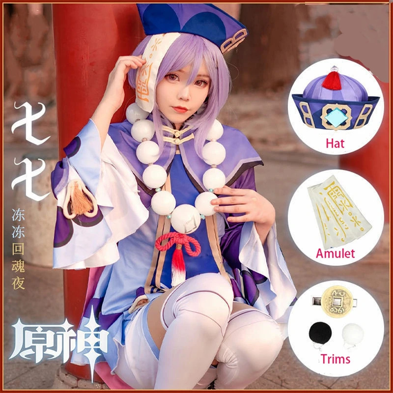 Anime Zombie Cosplay - Game Genshin Impact Project Qiqi Cosplay