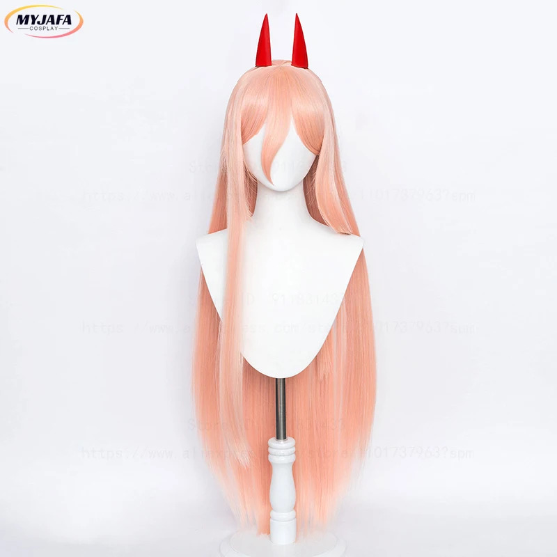 DY20High Quality Anime Makima  - مراجعة Anime Cosplay Orange Hair وسعره