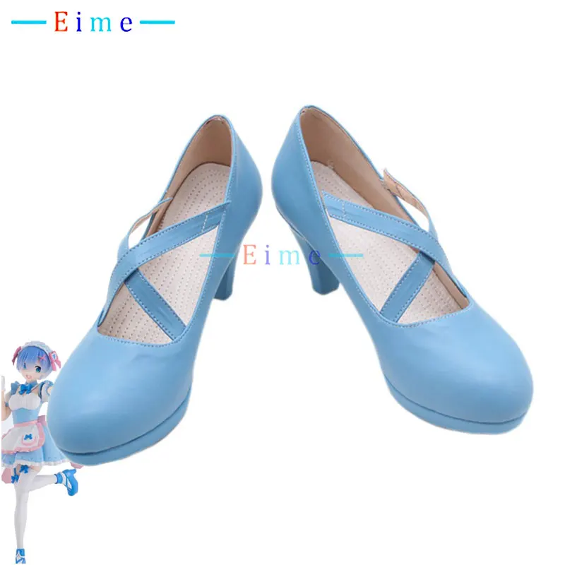 Rem Cosplay Shoes Anime Re:Lif - مراجعة Anime Cosplay Rem وسعره