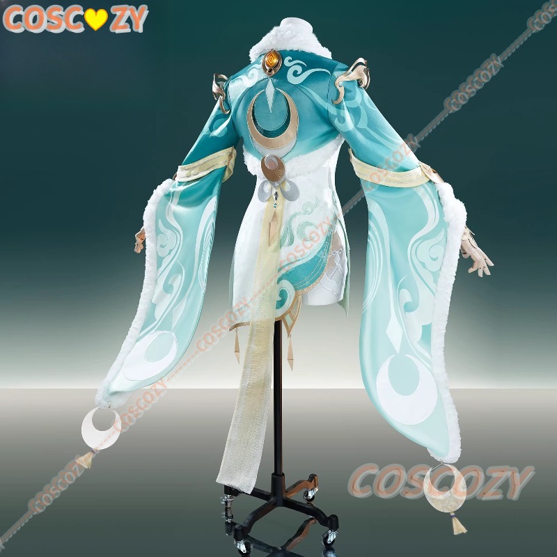 Game Genshin Impact Zibai Cosp - مراجعة Anime Cosplay In Chinese وسعره