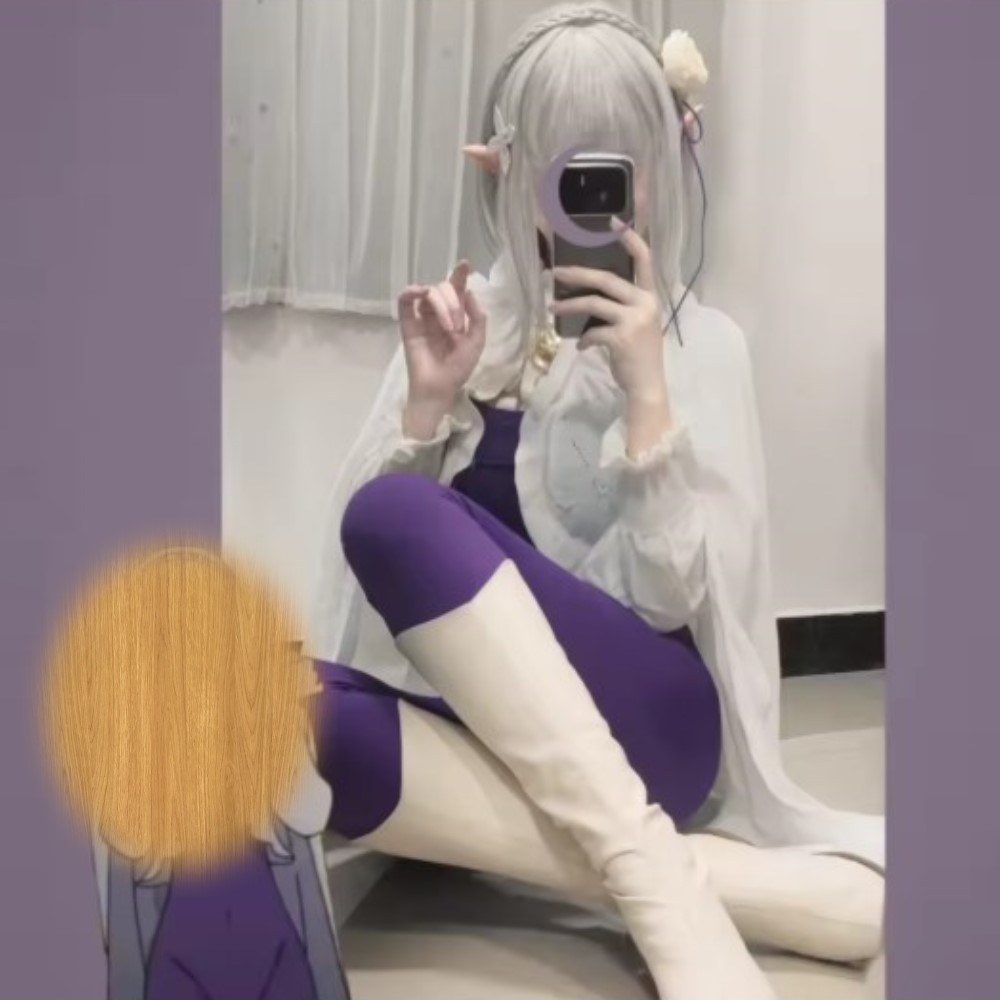 NEW Emilia Rezero Cosplay Cost - مراجعة Anime Cosplay Re Zero وسعره
