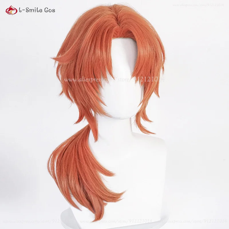 xiaoxiao Anime Hanako-kun Aoi  - مراجعة Anime Cosplay Orange Hair وسعره