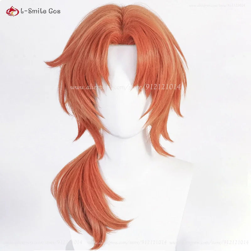 xiaoxiao Anime Hanako-kun Aoi  - مراجعة Anime Cosplay Orange Hair وسعره