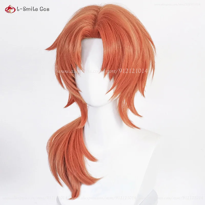 xiaoxiao Anime Hanako-kun Aoi  - مراجعة Anime Cosplay Orange Hair وسعره