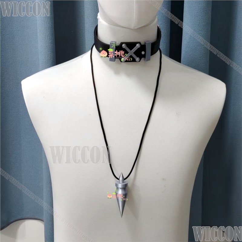 Black Choker Long Necklace Kom - مراجعة Anime Cosplay Events وسعره