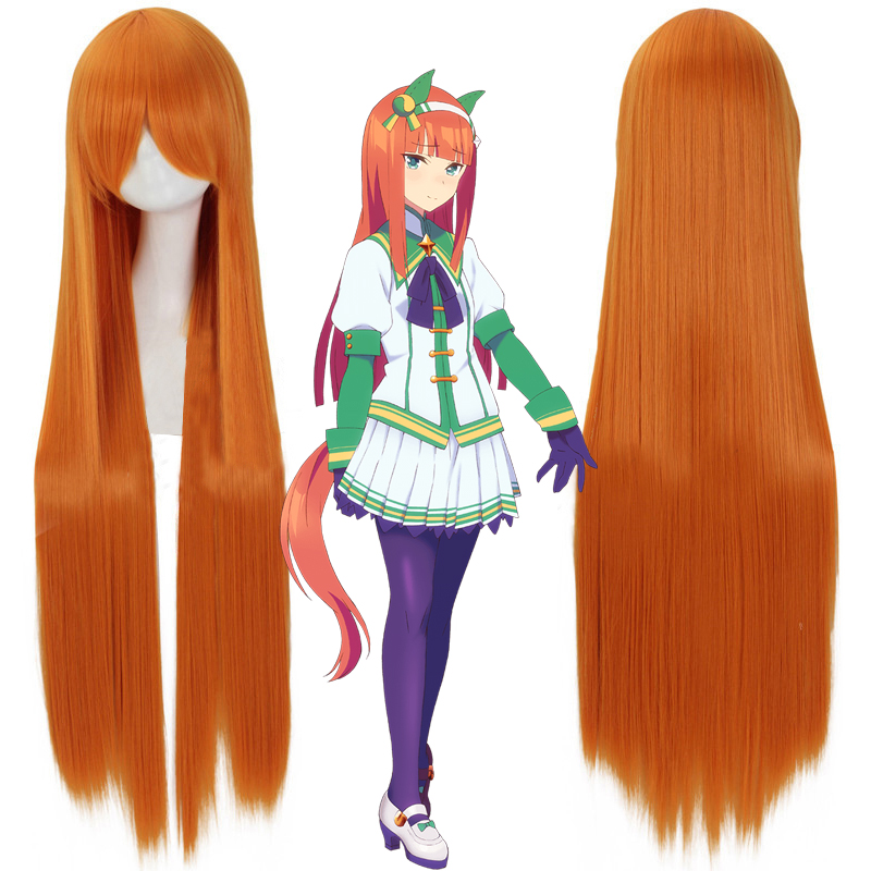 Pretty Derby Maiden Cosplay Wi - مراجعة Anime Cosplay Orange Hair وسعره