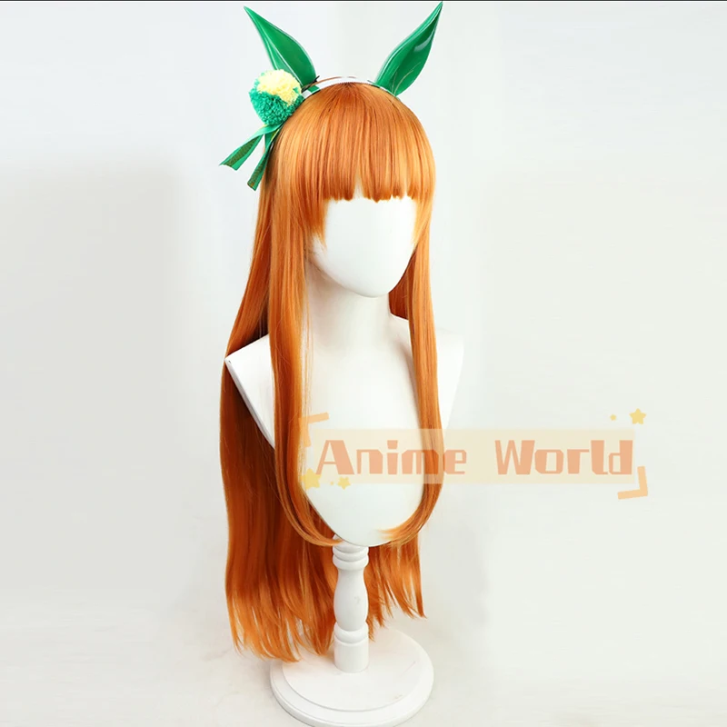 Anime Uma Musume Pretty Derby  - مراجعة Anime Cosplay Orange Hair وسعره