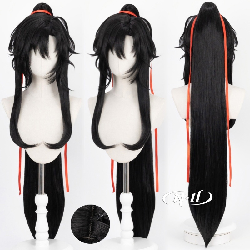ND Wei Wuxian Cosplay Wigs Hai - مراجعة Cosplay Anime N وسعره