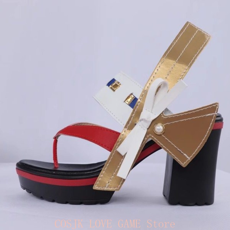Inazuma City Yae Miko Cosplay  - مراجعة Cosplay Anime Shoes وسعره