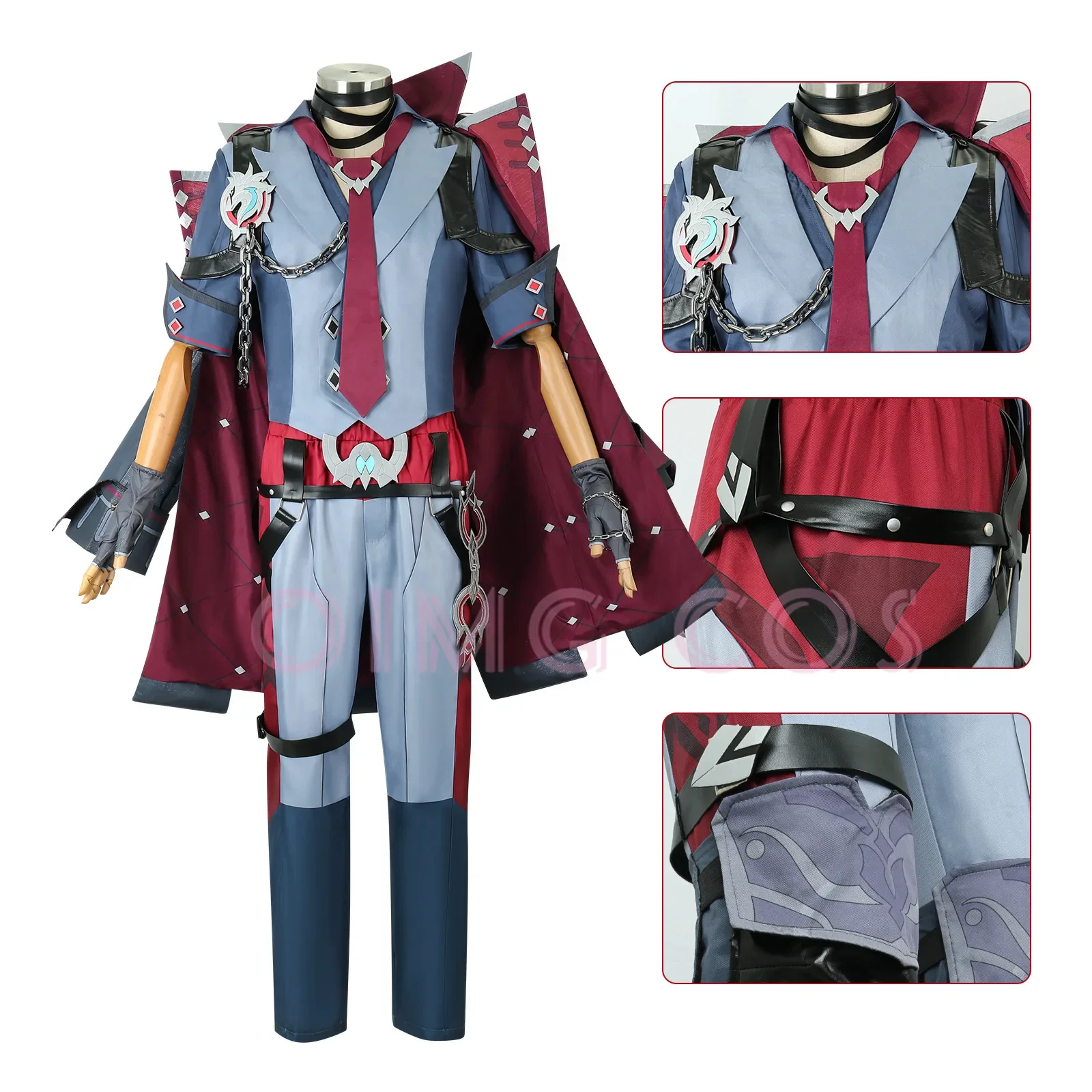 Genshin Impact Wriothesley Cos - مراجعة Anime Cosplay In Chinese وسعره
