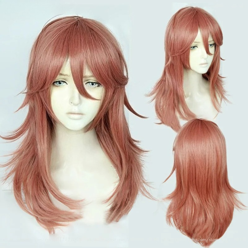 Anime COS Angel Devil Cosplay  - مراجعة Anime Cosplay Orange Hair وسعره