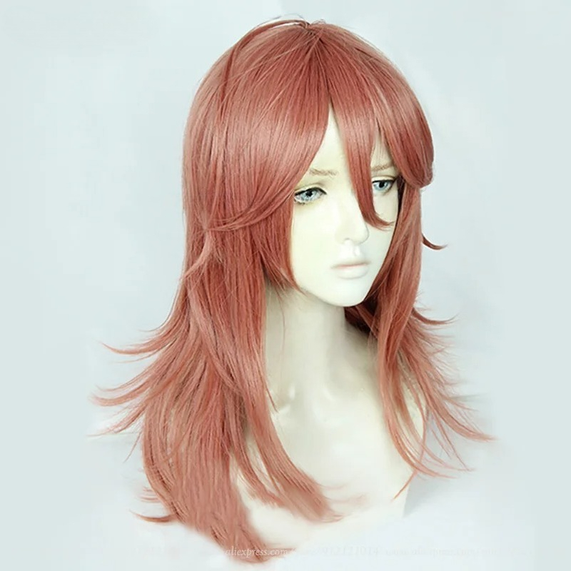 Anime COS Angel Devil Cosplay  - مراجعة Anime Cosplay Orange Hair وسعره