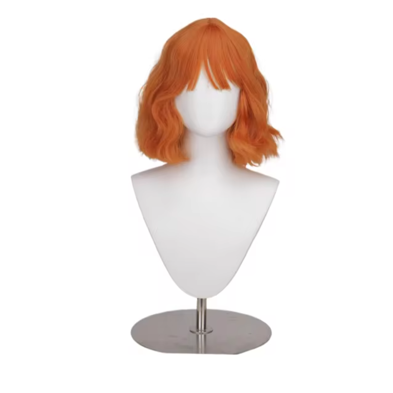 Nami  Cosplay Wigs Nami Short  - مراجعة Anime Cosplay Orange Hair وسعره