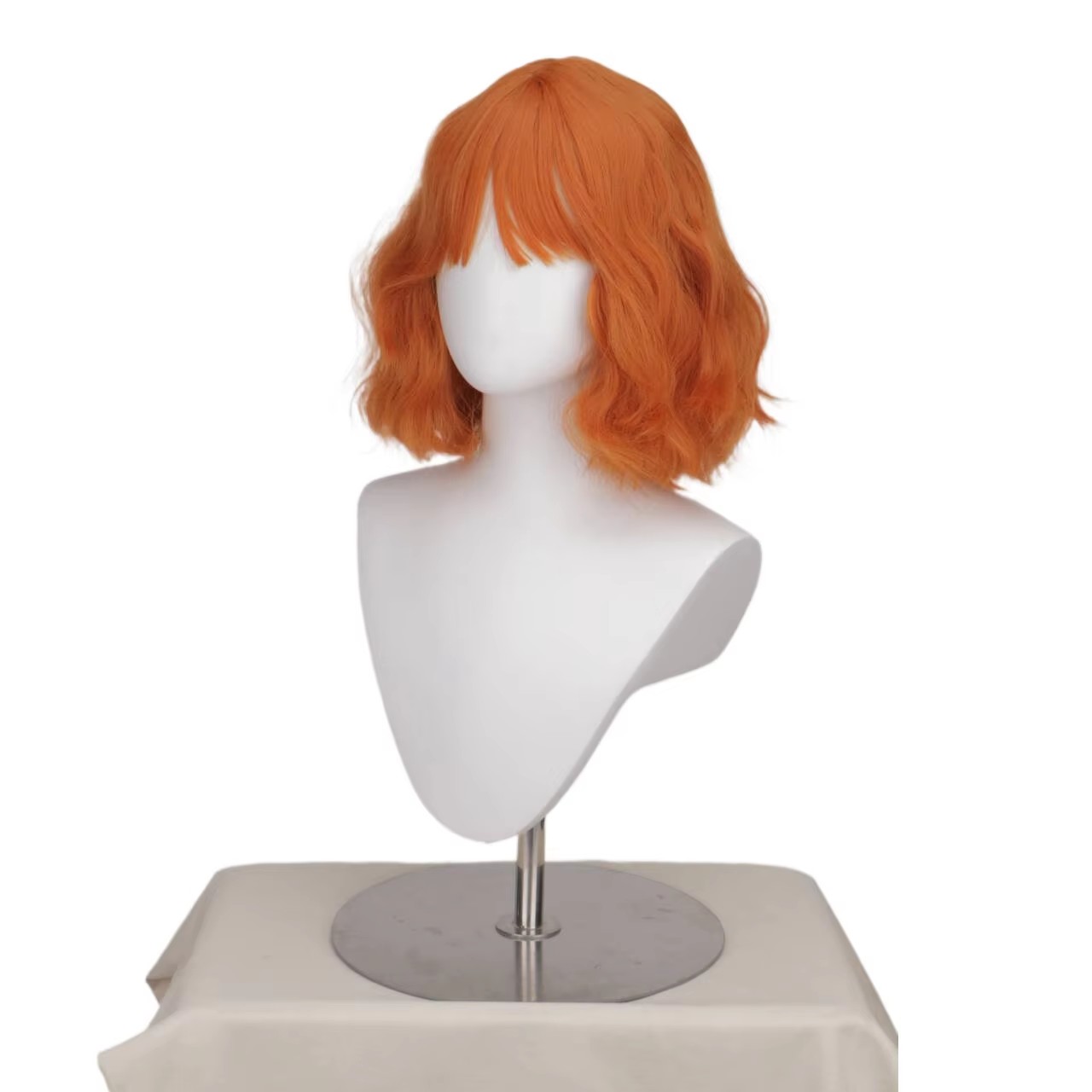 Nami  Cosplay Wigs Nami Short  - مراجعة Anime Cosplay Orange Hair وسعره