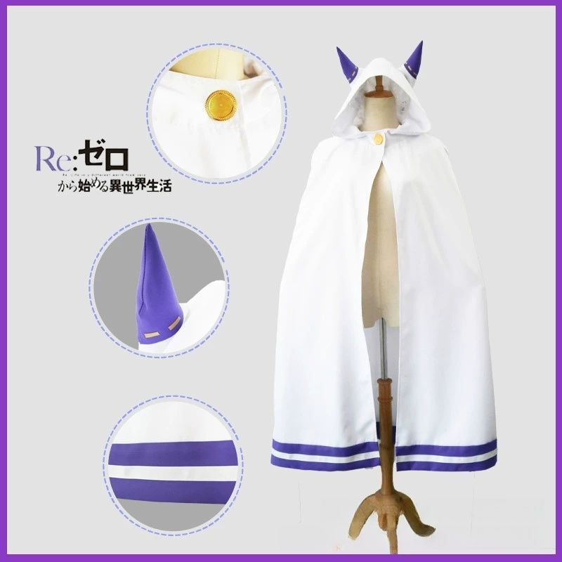 Emilia Cosplay Re Life in a di - مراجعة Anime Cosplay Re Zero وسعره