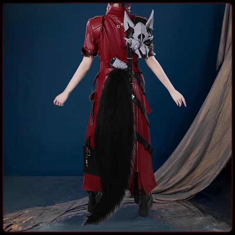 Arknights Endfield Wulfgard Co - مراجعة Cosplay Anime Black وسعره
