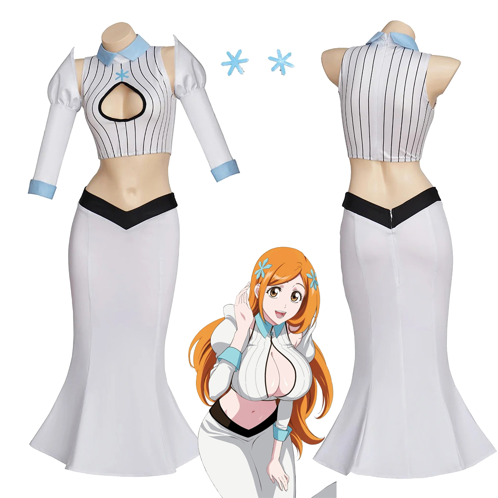 Anime Bleach Orihime Inoue Cos - مراجعة Anime Cosplay Bleach وسعره