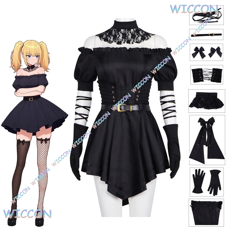 Ani Cosplay Dress Black Gothic - مراجعة Cosplay Anime Black وسعره