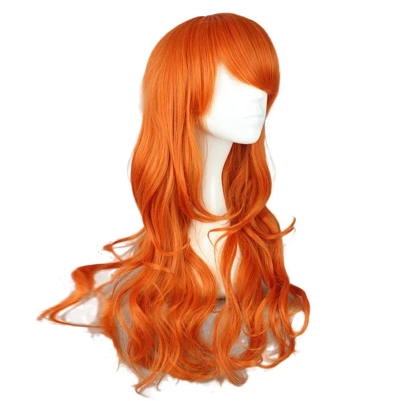 Anime Nami Cosplay Wig 2 Years - مراجعة Anime Cosplay Orange Hair وسعره