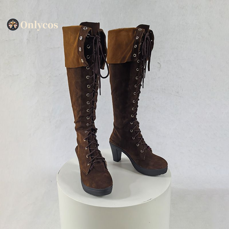 Devil Cry 4 Lady Cosplay Rolep - مراجعة Cosplay Anime Shoes وسعره