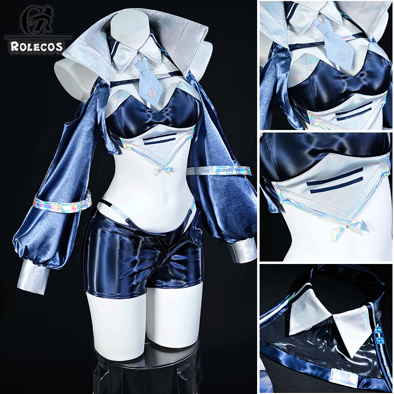 ROLECOS Game Azur Lane USS New - مراجعة Cosplay Anime Black وسعره