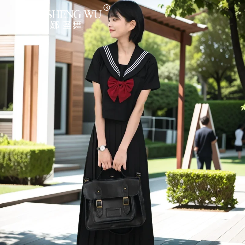 BLACK Orthodox College Style J - مراجعة Anime Cosplay Korean Girl وسعره