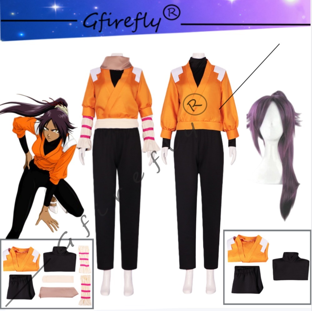 BLEACH Yoruichi Shihouin Cospl - مراجعة Anime Cosplay Bleach وسعره