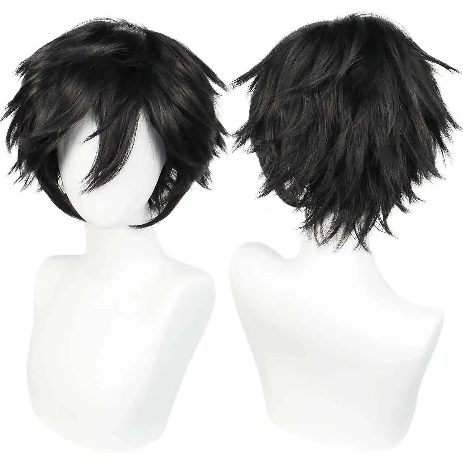 Short Black Men's Cosplay Synt - مراجعة Anime Cosplay Events وسعره