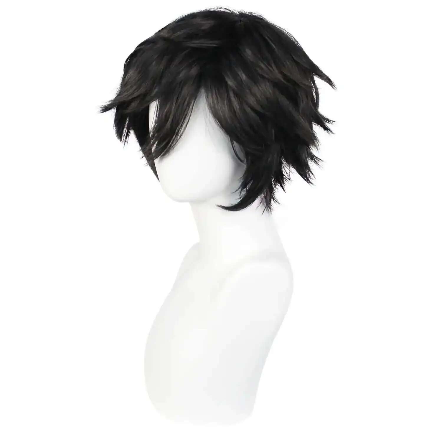 Short Black Men's Cosplay Synt - مراجعة Anime Cosplay Events وسعره