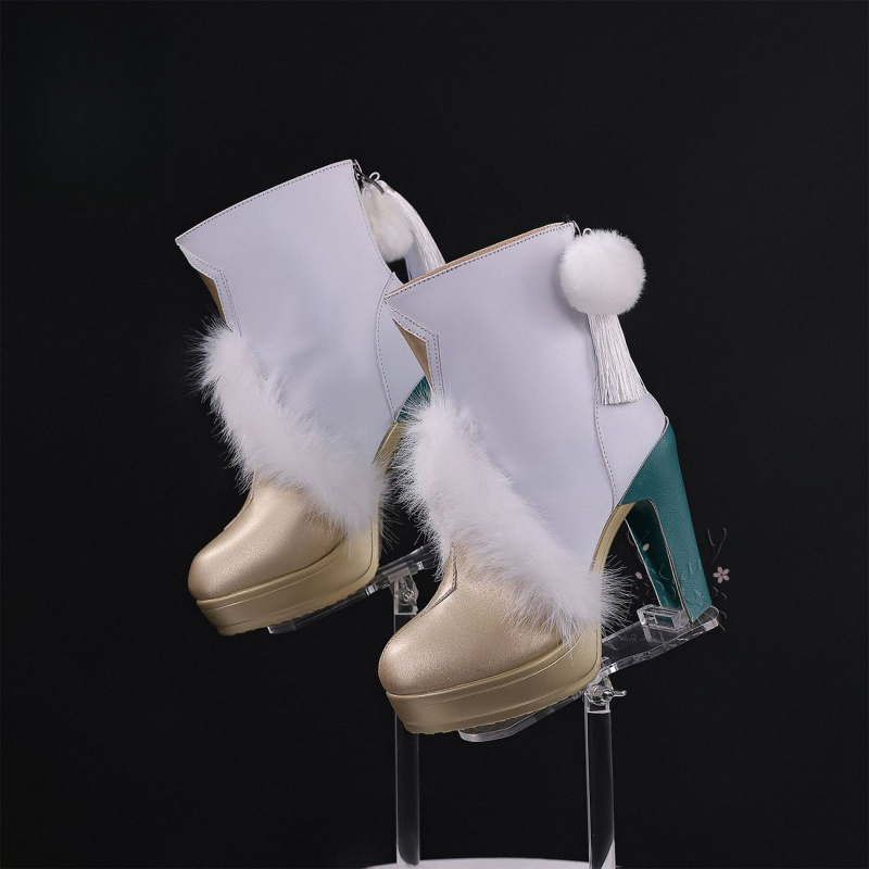 Genshin Impact Zibai Cosplay S - مراجعة Cosplay Anime Shoes وسعره
