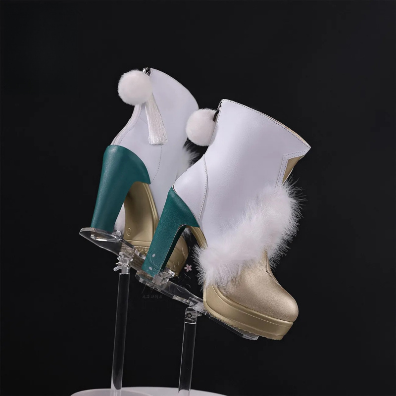 Genshin Impact Zibai Cosplay S - مراجعة Cosplay Anime Shoes وسعره