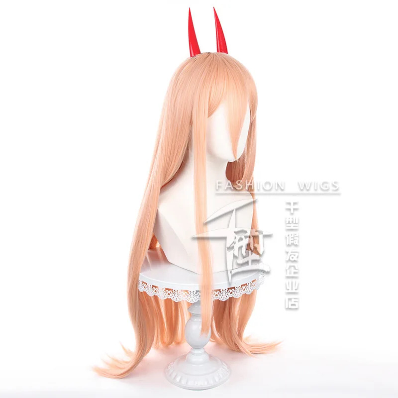 ♥ New 2026 Power Cosplay Wig A - مراجعة Anime Cosplay Orange Hair وسعره