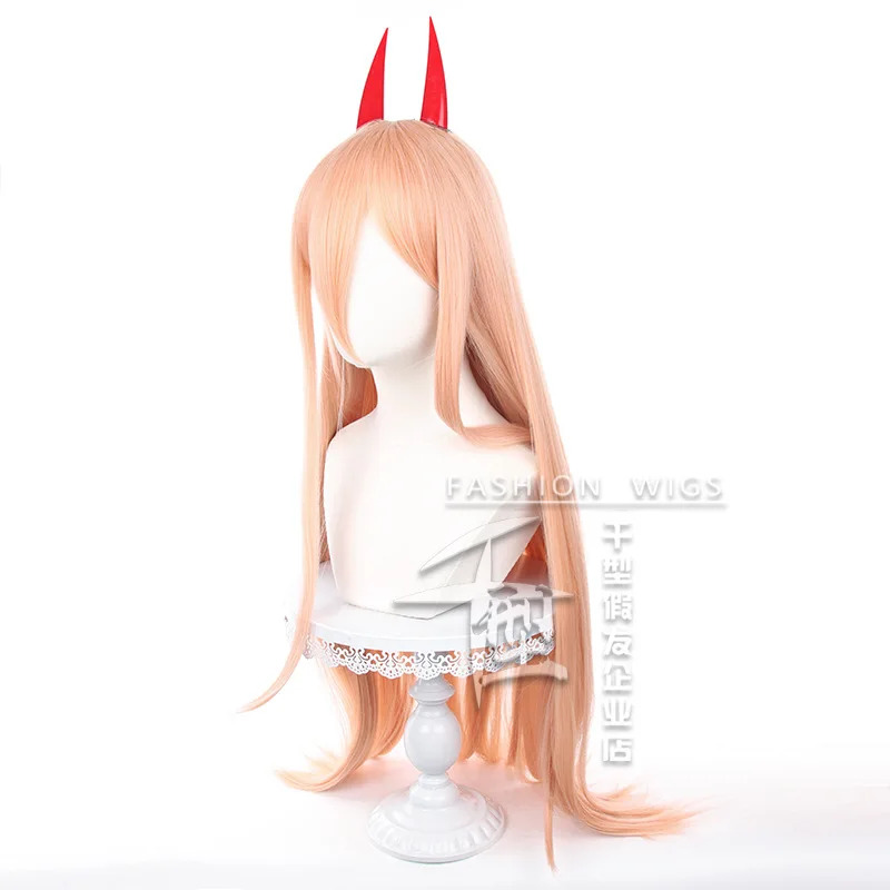 ♥ New 2026 Power Cosplay Wig A - مراجعة Anime Cosplay Orange Hair وسعره