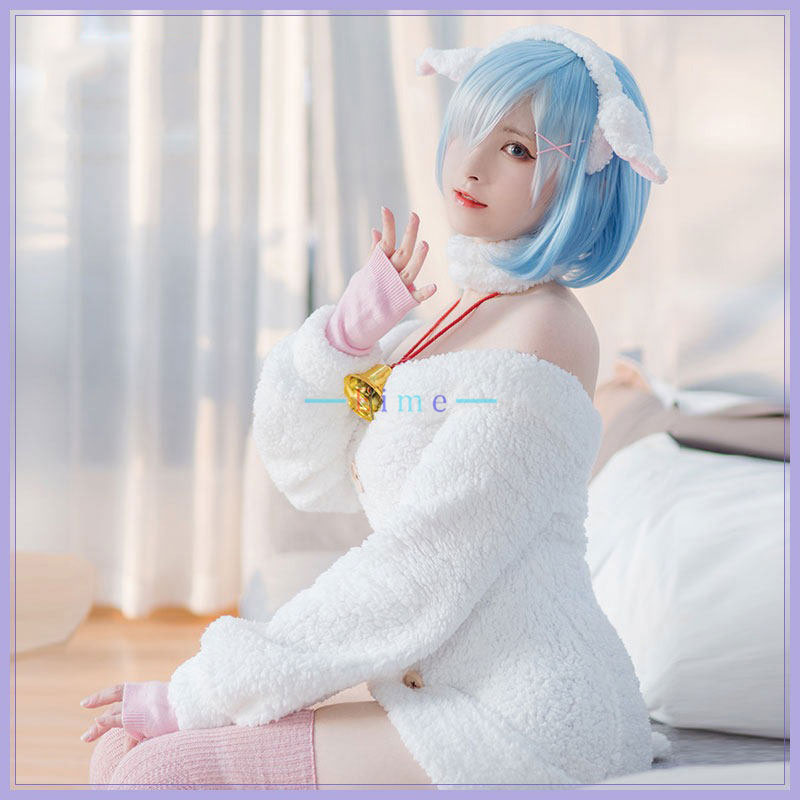 Anime Re Zero Ram Rem Cosplay  - مراجعة Anime Cosplay Rem وسعره