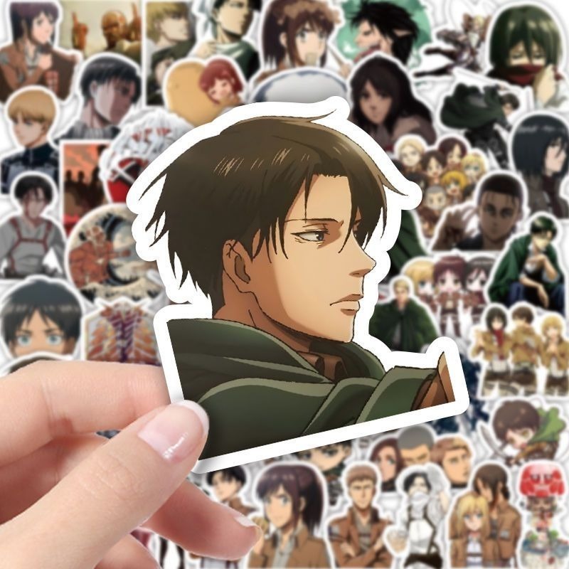 60Pcs Attack on Titan Anime St - مراجعة Anime Cosplay Cute وسعره