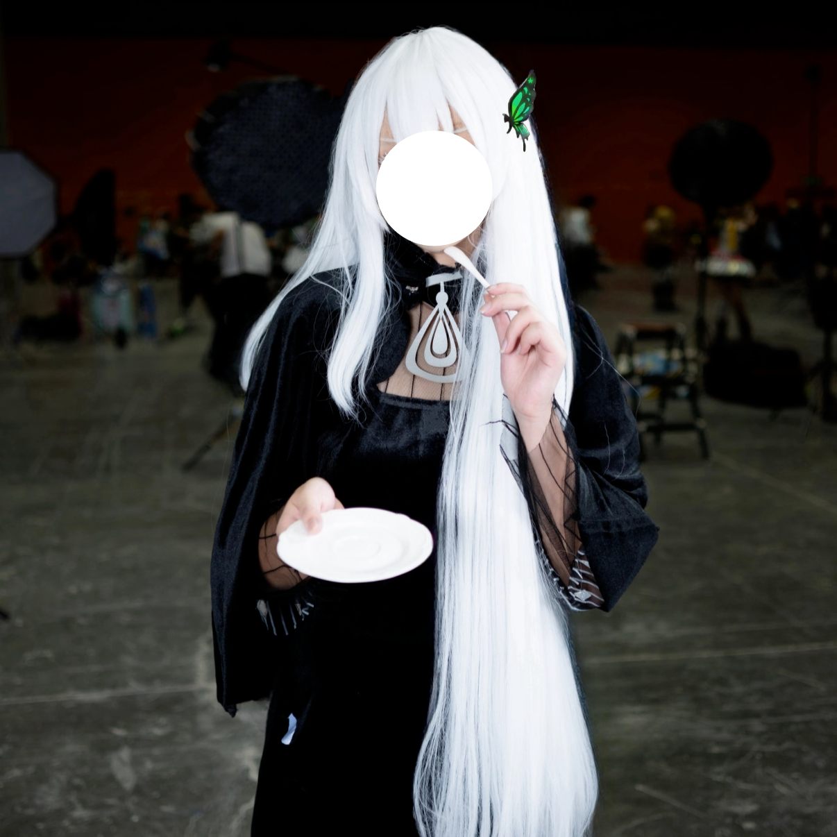 Echidna Cosplay Costume Black  - مراجعة Anime Cosplay Re Zero وسعره