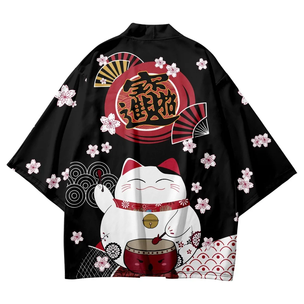 Japanese Cat Print Cosplay Hao - مراجعة Asian Cosplay Anime وسعره