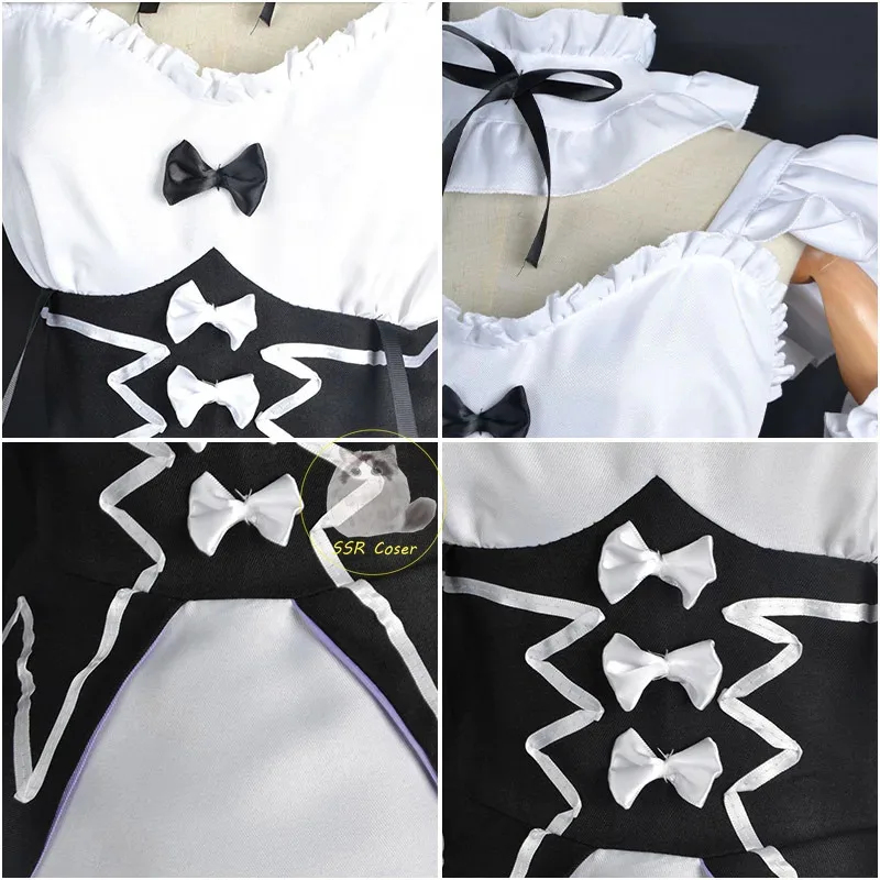2025 Rem Ram Maid Cosplay Cost - مراجعة Anime Cosplay Rem وسعره