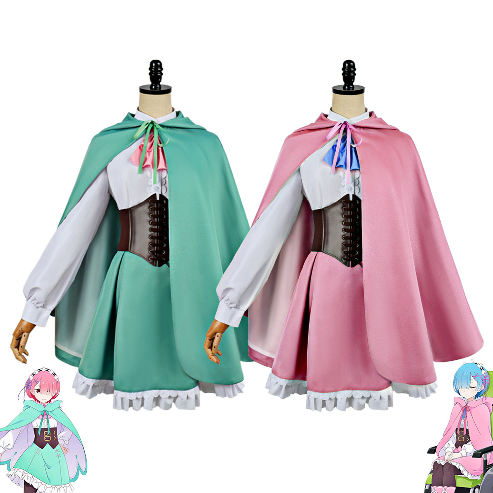 Anime Re:Zero Rem Ram Cosplay  - مراجعة Anime Cosplay Rem وسعره