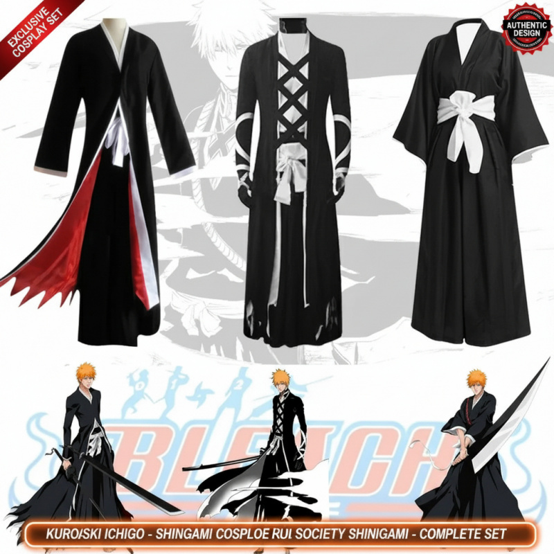 ☆SunlCos Anime Bleach Kurosaki - مراجعة Anime Cosplay Bleach وسعره
