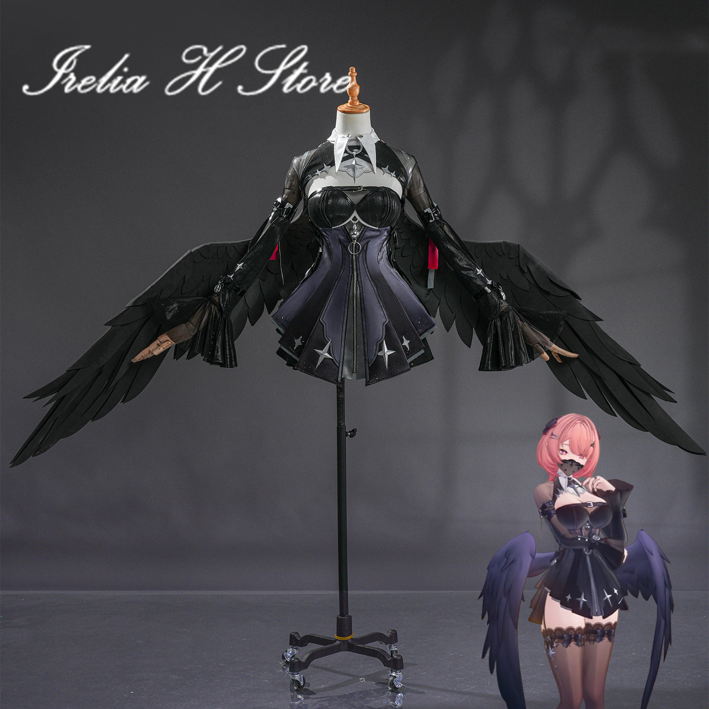 Irelia H Ramiel Cosplay Costum - مراجعة Cosplay Anime Black وسعره